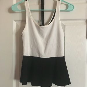 Black and White Express Top